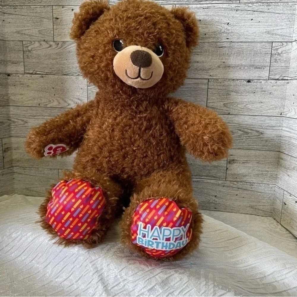 Build-A-Bear | Brown Happy‎ Birthday Bear Plush